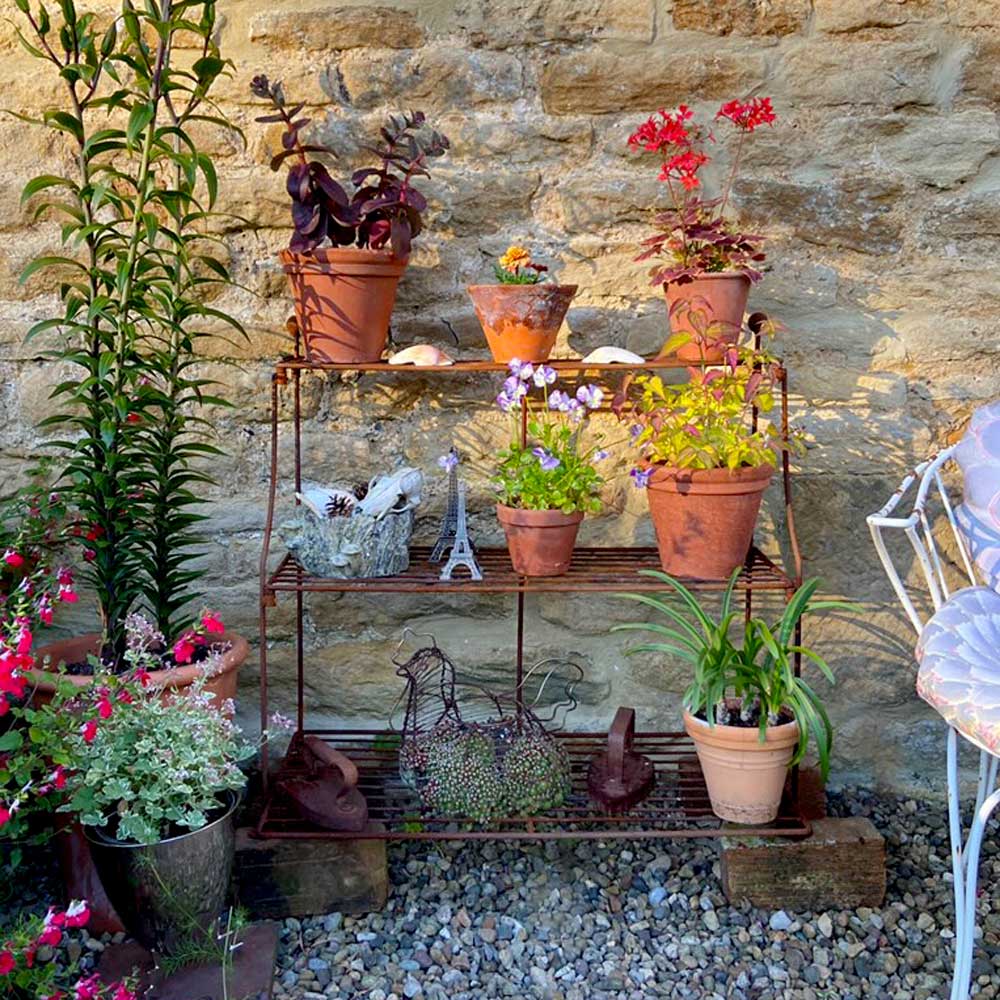 succulent stand outdoor Elegance Tiered Plant Stand