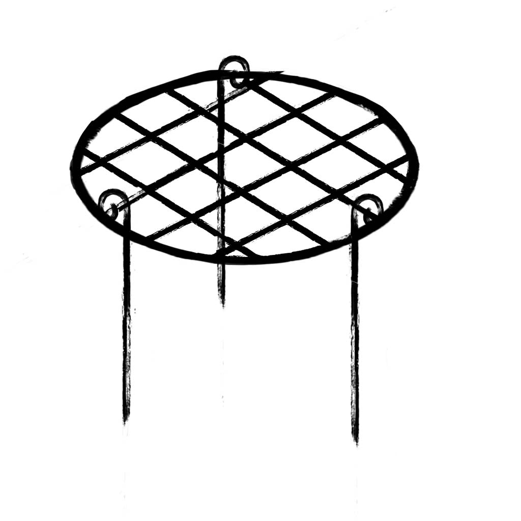 Round Rustic Grow Through | Plant Frames | Agriframes USA