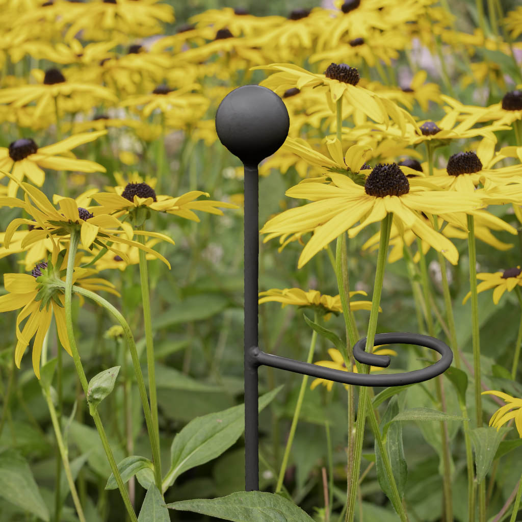 metal plant hanger stake Elegance Stem Plant Stakes - 4 pack