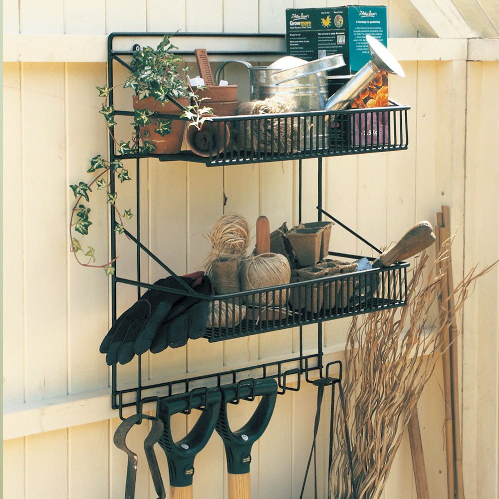 Elegance Storage Rack- in use outdoors- agriframes