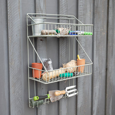 Elegance Storage Rack- in use outdoors- agriframes